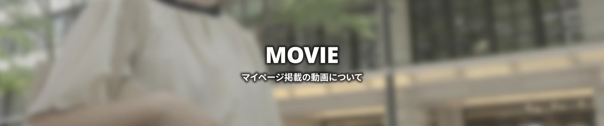 マイページ掲載の動画について